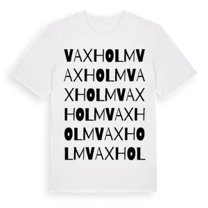 Vaxholm ordlek t-shirt – ekologisk bomull t-shirt från Pinshirt