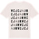 Vintage White t-shirt med Vejejaur ordlek t-shirt