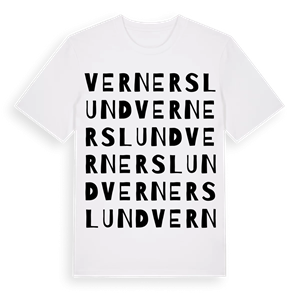 Vernerslund ordlek t-shirt – ekologisk bomull t-shirt från Pinshirt