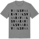 Mid Heather Gray t-shirt med Viiksvaara ordlek t-shirt