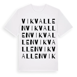 Vikvallen ordlek t-shirt – ekologisk bomull t-shirt från Pinshirt