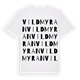 Vildmyran ordlek t-shirt