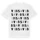 White t-shirt med Vinsa ordlek t-shirt