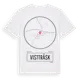 White t-shirt med Vistträsk t-shirt