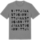 Mid Heather Gray t-shirt med Vittjåkkstugan ordlek t-shirt