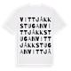 Vittjåkkstugan ordlek t-shirt