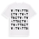 Vitvattnet ordlek t-shirt