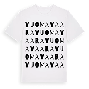 Vuomavaara ordlek t-shirt – ekologisk bomull t-shirt från Pinshirt
