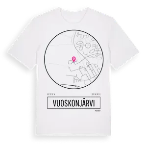 Vuoskonjärvi t-shirt – ekologisk bomull t-shirt från Pinshirt