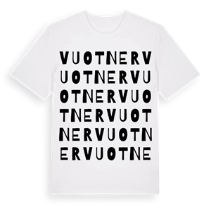 Vuotner ordlek t-shirt – ekologisk bomull t-shirt från Pinshirt