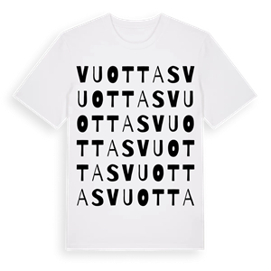 Vuottas ordlek t-shirt – ekologisk bomull t-shirt från Pinshirt