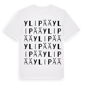 Ylipää ordlek t-shirt – ekologisk bomull t-shirt från Pinshirt