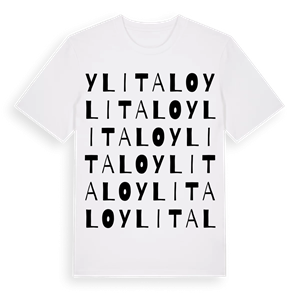 Ylitalo ordlek t-shirt – ekologisk bomull t-shirt från Pinshirt