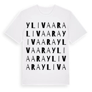 Ylivaara ordlek t-shirt – ekologisk bomull t-shirt från Pinshirt