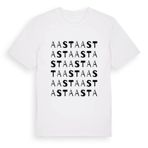 Aast ordlek t-shirt – ekologisk bomull t-shirt från Pinshirt