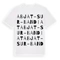 Abjat-sur-Bandiat ordlek t-shirt
