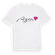 Agen hjärta t-shirt