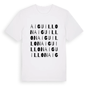 Aiguillon ordlek t-shirt – ekologisk bomull t-shirt från Pinshirt