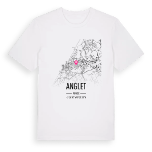 Anglet karta t-shirt – ekologisk bomull t-shirt från Pinshirt