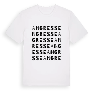 Angresse ordlek t-shirt – ekologisk bomull t-shirt från Pinshirt