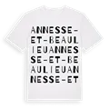 Annesse-et-Beaulieu ordlek t-shirt