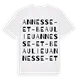 Annesse-et-Beaulieu ordlek t-shirt