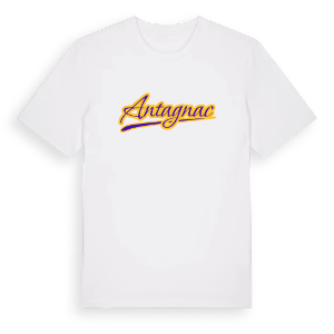 Antagnac baseball t-shirt – ekologisk bomull t-shirt från Pinshirt