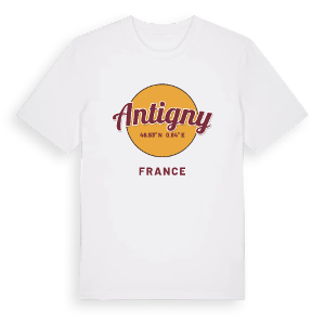 Antigny cirkel t-shirt – ekologisk bomull t-shirt från Pinshirt