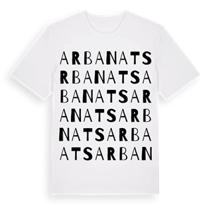 Arbanats ordlek t-shirt – ekologisk bomull t-shirt från Pinshirt