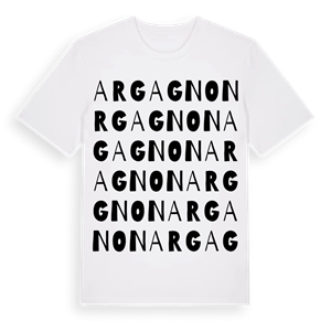 Argagnon ordlek t-shirt – ekologisk bomull t-shirt från Pinshirt