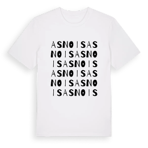 Asnois ordlek t-shirt – ekologisk bomull t-shirt från Pinshirt