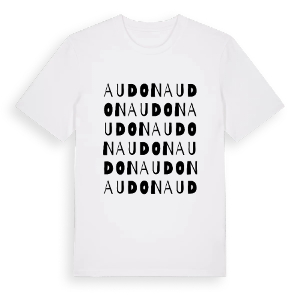 Audon ordlek t-shirt – ekologisk bomull t-shirt från Pinshirt