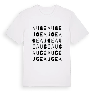 Auge ordlek t-shirt – ekologisk bomull t-shirt från Pinshirt
