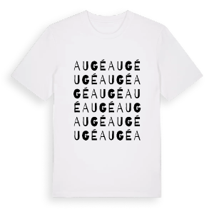 Augé ordlek t-shirt – ekologisk bomull t-shirt från Pinshirt