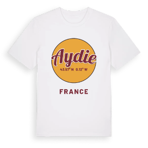 Aydie cirkel t-shirt – ekologisk bomull t-shirt från Pinshirt