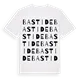 Bastide ordlek t-shirt