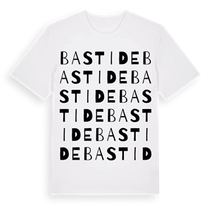 Bastide ordlek t-shirt – ekologisk bomull t-shirt från Pinshirt
