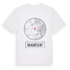 Beaudésert t-shirt – ekologisk bomull t-shirt från Pinshirt