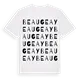 Beaugeay ordlek t-shirt