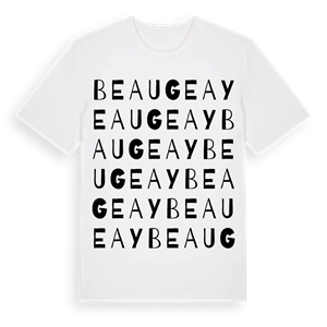 Beaugeay ordlek t-shirt – ekologisk bomull t-shirt från Pinshirt