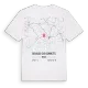 Beaulieu-sur-Sonnette karta t-shirt