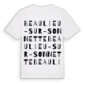 Beaulieu-sur-Sonnette ordlek t-shirt