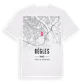 Bègles karta t-shirt