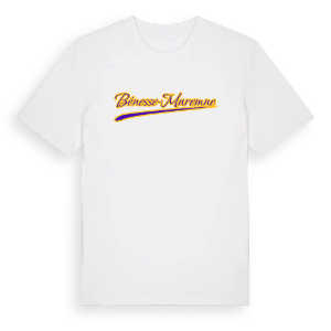 Bénesse-Maremne baseball t-shirt – ekologisk bomull t-shirt från Pinshirt