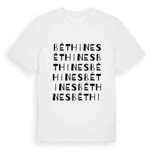 Béthines ordlek t-shirt – ekologisk bomull t-shirt från Pinshirt