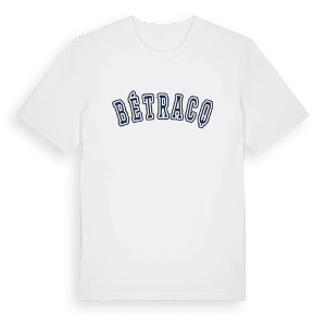 Bétracq college t-shirt – ekologisk bomull t-shirt från Pinshirt