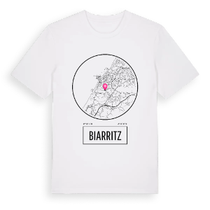Biarritz t-shirt – ekologisk bomull t-shirt från Pinshirt