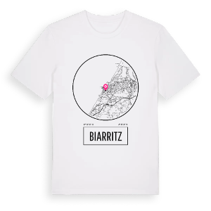 Biarritz t-shirt – ekologisk bomull t-shirt från Pinshirt