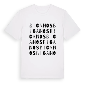 Biganos ordlek t-shirt – ekologisk bomull t-shirt från Pinshirt