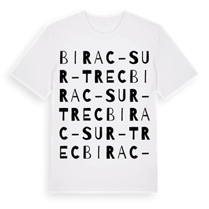 Birac-sur-Trec ordlek t-shirt – ekologisk bomull t-shirt från Pinshirt